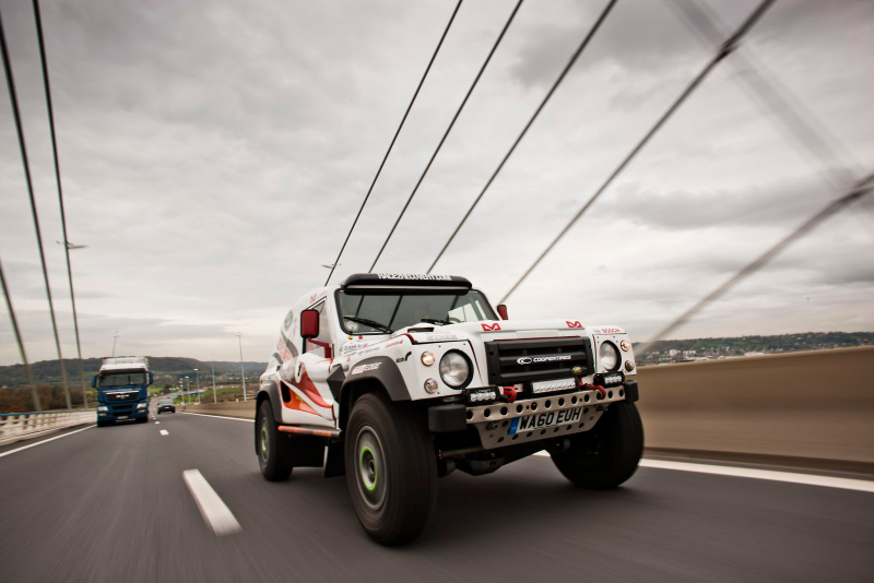 Illustration for article titled Land Rover-Sponsored Race2Recovery Sets Sail To Dakar